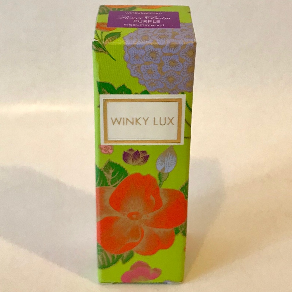 Winky Lux Flower Bomb Jelly Lip Balm Purple NWT